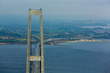 storebæltsbroen in Denmark view from the top storebæltsbroen in Denmark view from the top