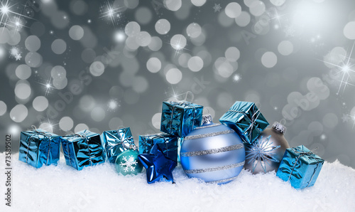 christmas flyer grey