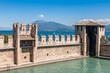 Castello Scaligero, built in XIV century, Lake Garda, Sirmione, Castello Scaligero, built in XIV century, Lake Garda, Sirmione,