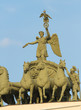 Triumphal chariot on the Arch on Palace Square, Saint Petersburg Triumphal chariot on the Arch on Palace Square, Saint Petersburg