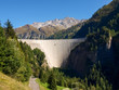 Swiss Alps, dam of lake Luzzone Swiss Alps, dam of lake Luzzone