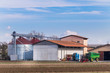 Farm with silos Farm with silos
