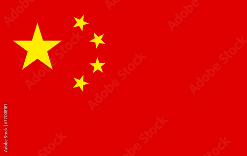 Vector: Flag of china Flag of china