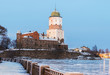 Vyborg Castle on a winter morning Vyborg Castle on a winter morning