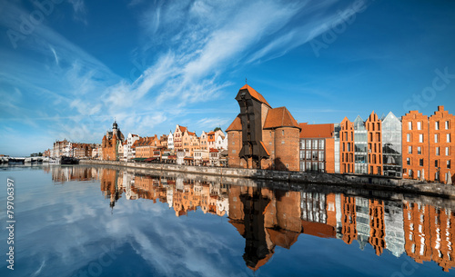  Cityscape of Gdansk, view across the river