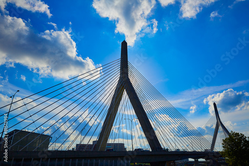 Boston Zakim bridge in Bunker Hill Massachusetts