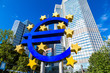 Euro sign in Frankfurt Euro sign in Frankfurt