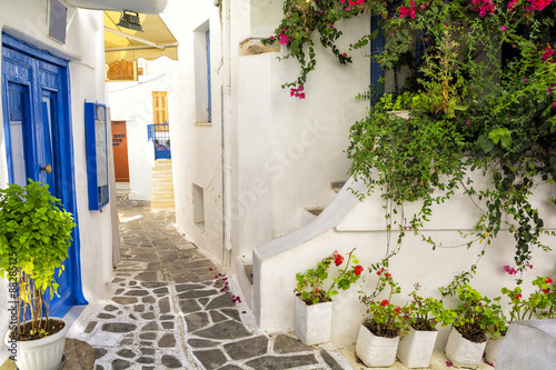 Fototapeta old town on Naxos island, Cyclades, Greece