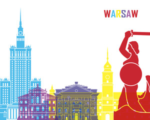 Warsaw skyline pop