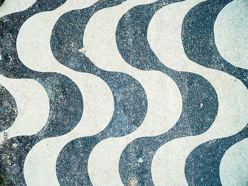 Copacabana sidewalk in Rio de Janeiro, Brazil Copacabana sidewalk in Rio de Janeiro, Brazil