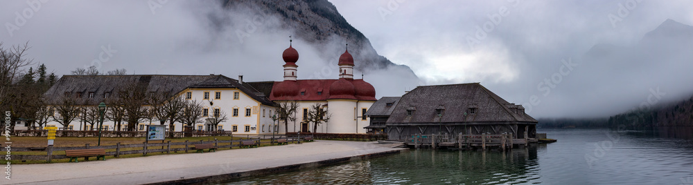 st bartolomeus konigsee in winter