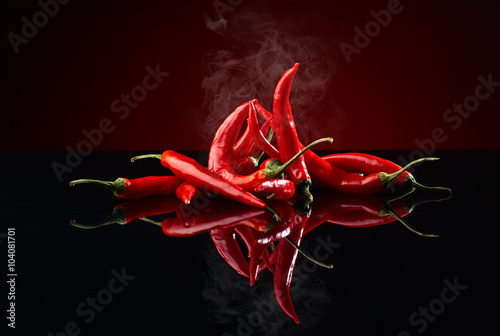 beam of red chilli pepper