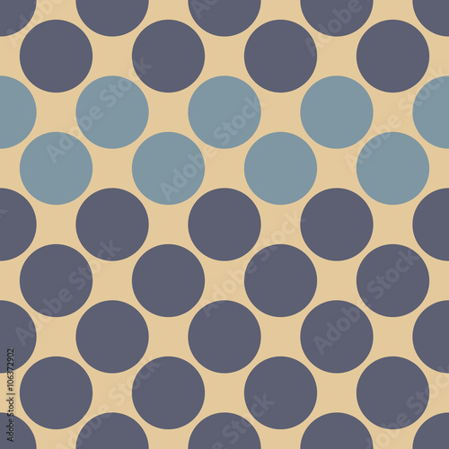Fototapeta Vector modern seamless colorful geometry dots pattern, color abstract geometric background, pillow multicolored print, retro texture, hipster fashion design
