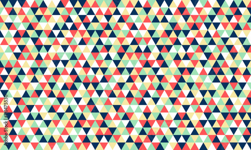 Fototapeta Polygon retro vintage pattern background vector illustration