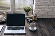 Hipster office at home Hipster office at home