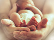 sleeping newborn baby on male hands sleeping newborn baby on male hands