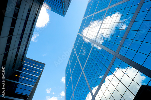 La Defense office building in Paris, France