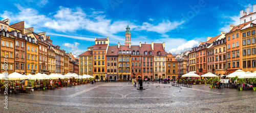 Fototapeta Old town square in Warsaw