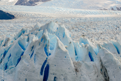 Plakat Szczegół Perito Moreno lodowiec w Los Glaciares parku narodowym, Argentyna