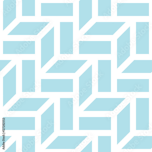 Tapeta ścienna na wymiar Abstrakcyjna geometryczna błękitna grafika
