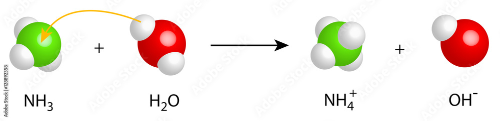 NH4OH - Reaktion von Ammoniak