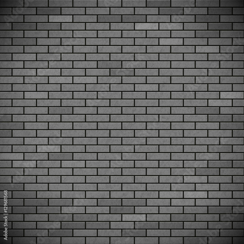 Grey brick wall. Industrial construction background. Stock vecto