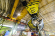 Powerful hook crane close-up. Powerful hook crane close-up.