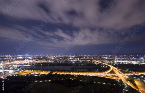 Vienna city at night