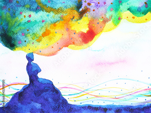power of thinking, abstract imagination, world, universe inside your mind