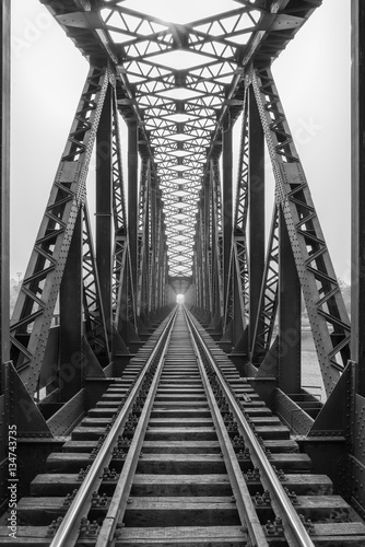 Fototapeta Railway Bridge,Adana,Turkey