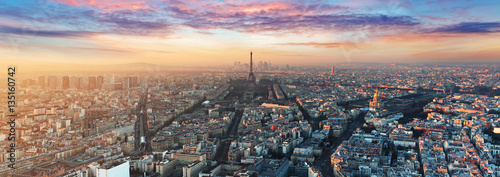 Fototapeta Paris skyline - panorama