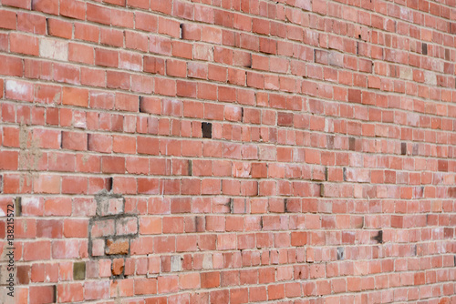 Brick Wall from Side Perspective