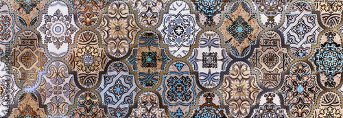 Fototapeta mosaic, ceramic tile, abstract pattern