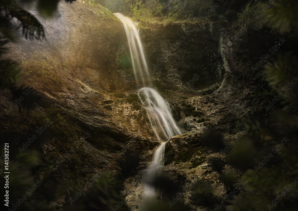 Wasserfall bei Stockenboi, Kaernten