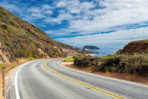 Zdjęcie XXL Pacific Coast Highway (Highway 1) na południowym krańcu Big Sur w Kalifornii