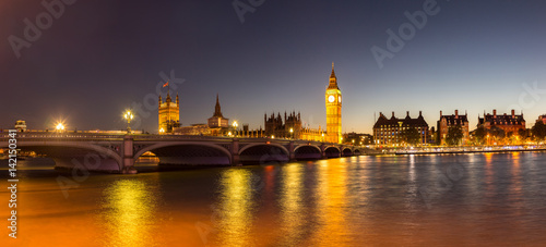 Big Ben, Parliament, Westminster bridge in London