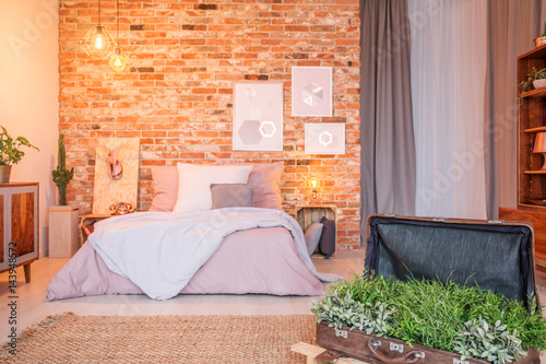 Flowers in the  suitcase