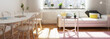 Schlichte Wohnungseinrichtung (panoramisch) Schlichte Wohnungseinrichtung (panoramisch)