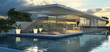Moderne Villa mit Schwimmecken Moderne Villa mit Schwimmecken