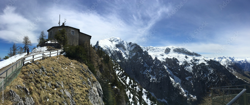 Kehlstein house and Hoher Gôll, Germany