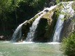 Turner Falls, Oklahoma, side view shot A side view of the waterfalls at Turner Falls Park in Honey Creek, Arbuckle Mountains. Turner Falls, Oklahoma, side view shot A side view of the waterfalls at Turner Falls Park in Honey Creek, Arbuckle Mountains.