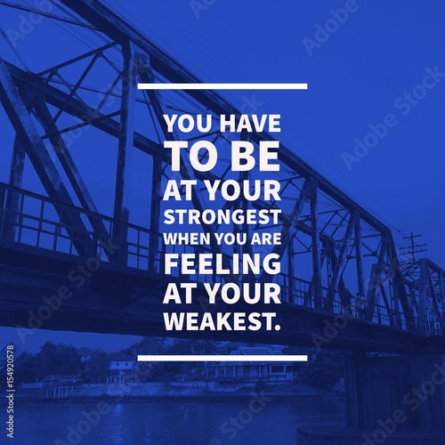 Inspirational motivational quote