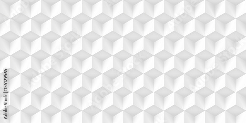 Plakat Tomowa realistyczna tekstura, szare sześciany, 3d geometryczny wzór, projekta wektoru światła tło