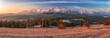 Morning panorama of Tatra Mountains in early spring, Poland Morning panorama of Tatra Mountains in early spring, Poland