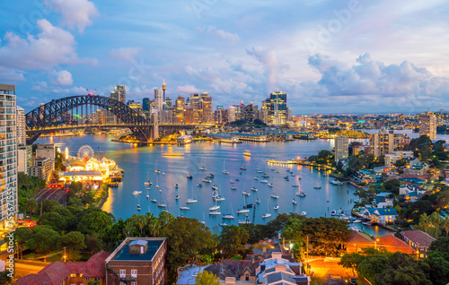 Downtown Sydney skyline