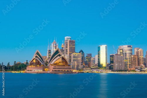Downtown Sydney skyline