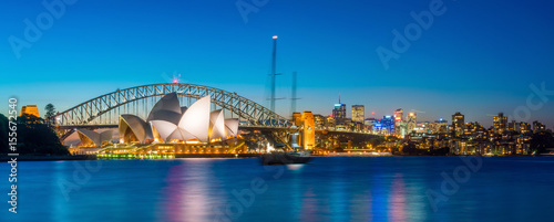 Fototapeta Downtown Sydney skyline
