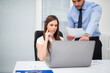 Business people at work Business people at work