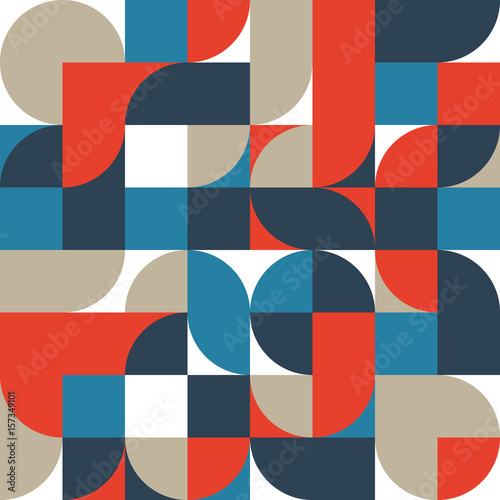  Abstract retro vintage geometric shape pattern background