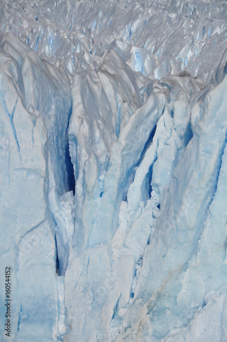 Plakat szczeliny lodowca Perito Moreno, Patagonia, Argentyna, Ameryka Południowa